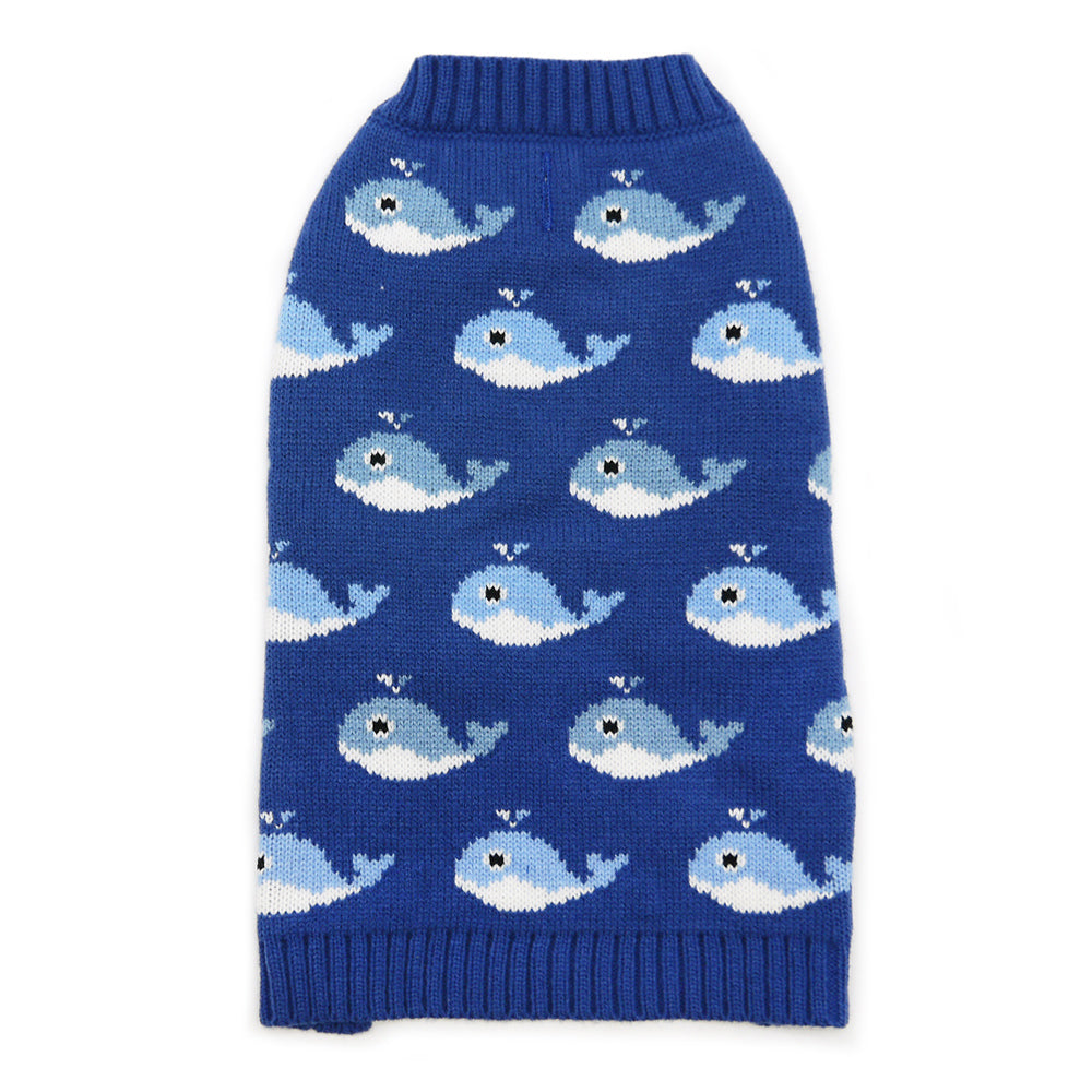 Fuzzy Whale Dog Sweater (FINAL SALE) Wear DOGO   