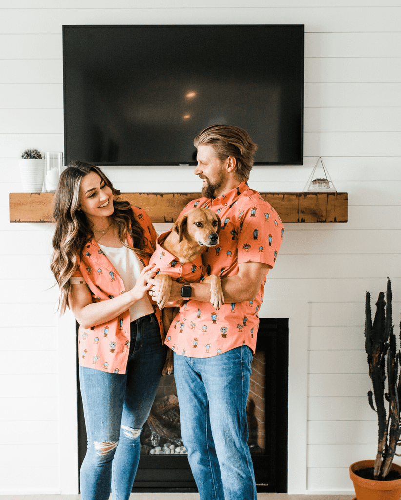 Can't Touch This Human Button Down Human Shirt << CLEARANCE >> Human Dog Threads   