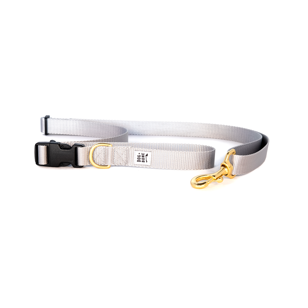 DOG + BONE | Adjustable Leash in Silver Leash DOG + BONE   