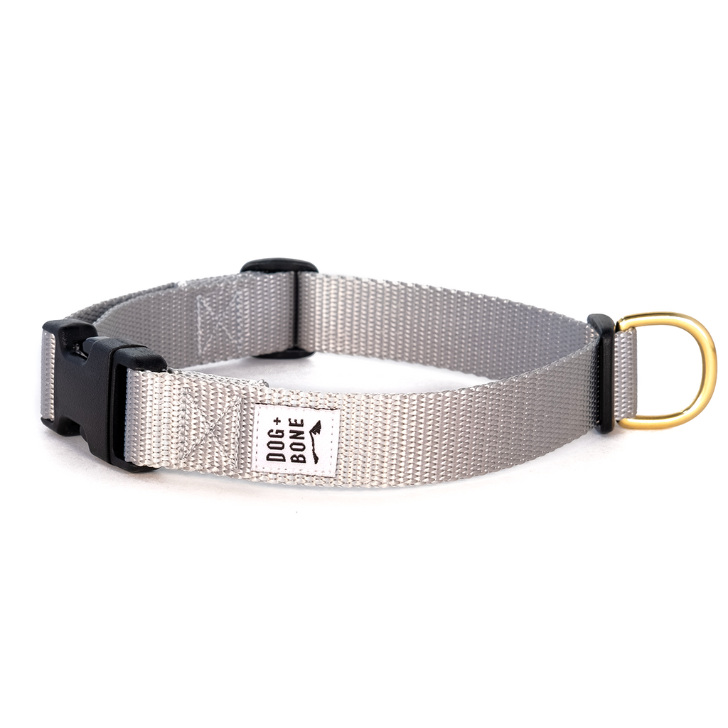 DOG + BONE | Snap in Collar in Silver Collar DOG + BONE   