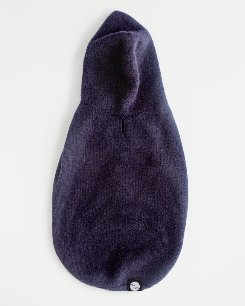 The Marmalady Cashmere Dog Hoodie in Midnight (Made in NYC) (FINAL SALE) Wear DOG & CO. COLLECTION   