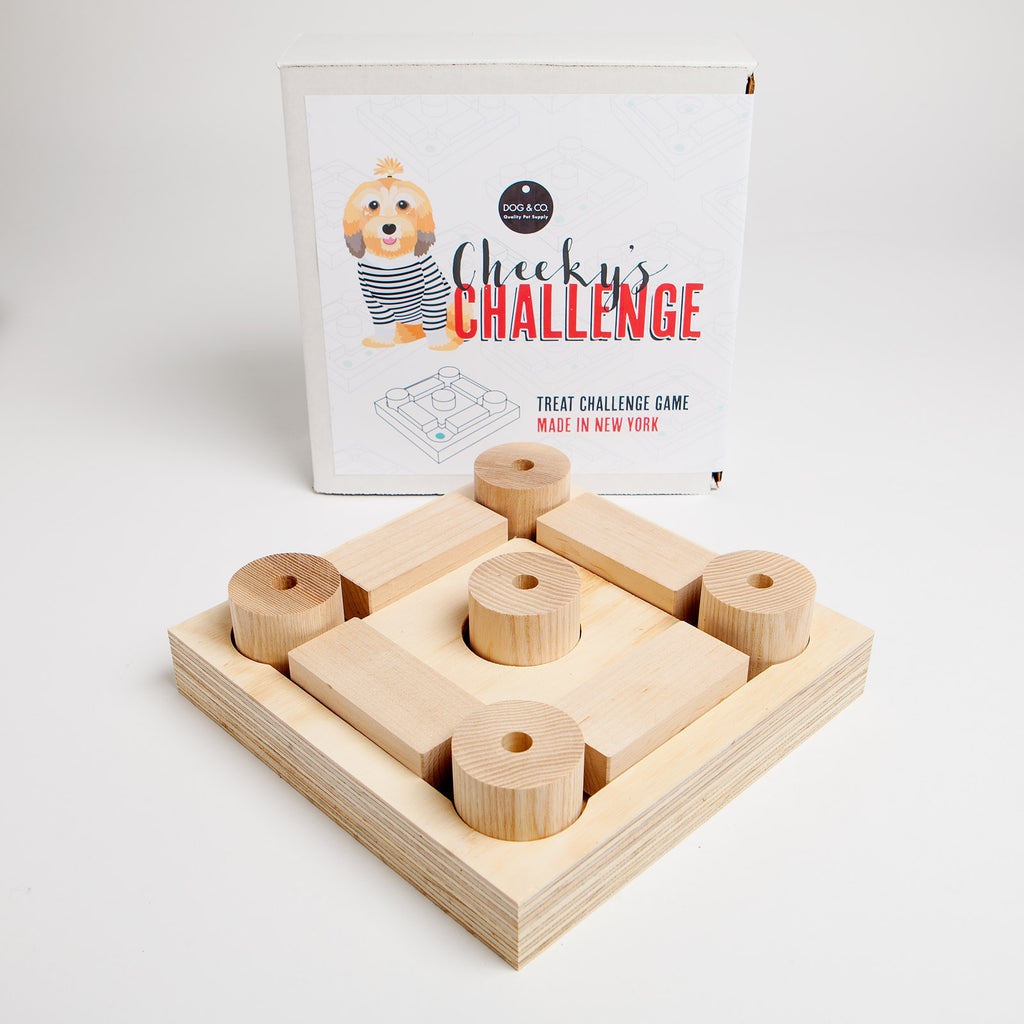 DOG & CO. | Cheeky's Challenge Treat Game Play DOG & CO. COLLECTION   
