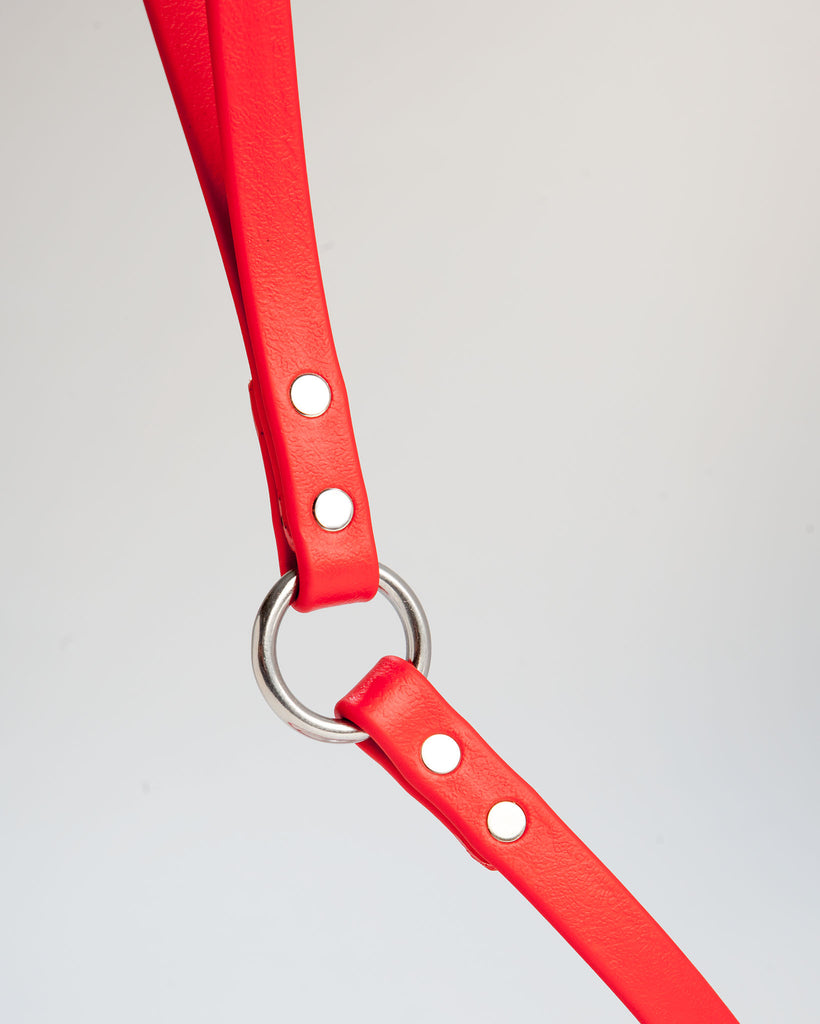 City Leash in Real Red (Made in the USA) WALK DOG & CO. COLLECTION   