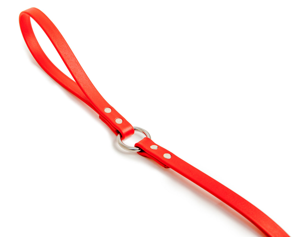 City Leash in Real Red (Made in the USA) WALK DOG & CO. COLLECTION   