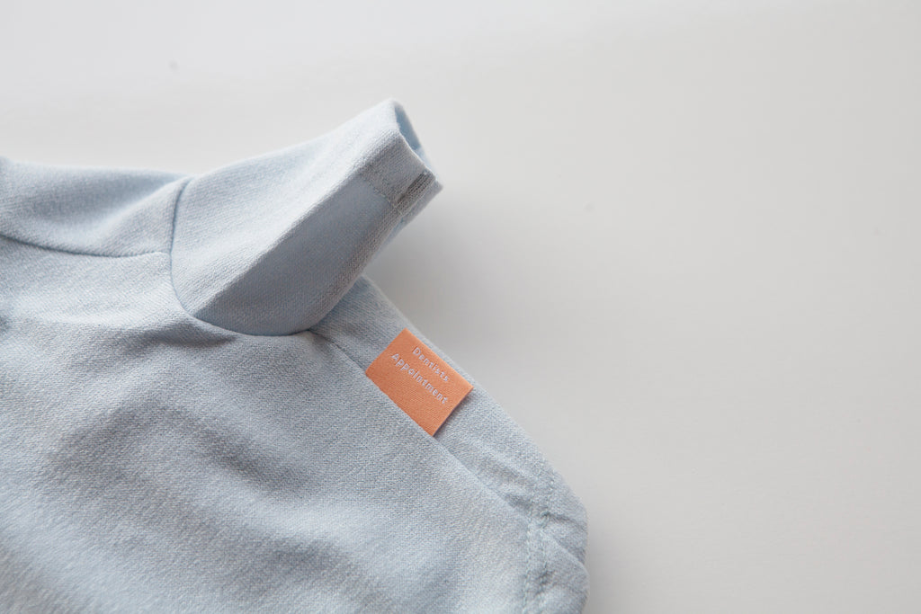 Basic Turtleneck in Light Blue (FINAL SALE) Apparel DENTISTS APPOINTMENT   