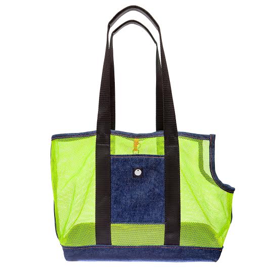 Denim & Mesh Cool Carrier Bag Carry DOG & CO. COLLECTION   