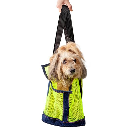 Denim & Mesh Cool Carrier Bag Carry DOG & CO. COLLECTION   