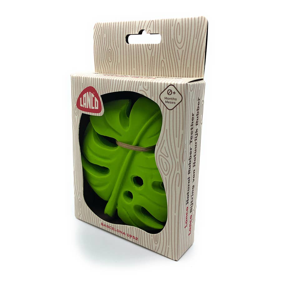 LANCO TOYS | Monstera Deliciosa Rubber Teether Toys LANCO TOYS   