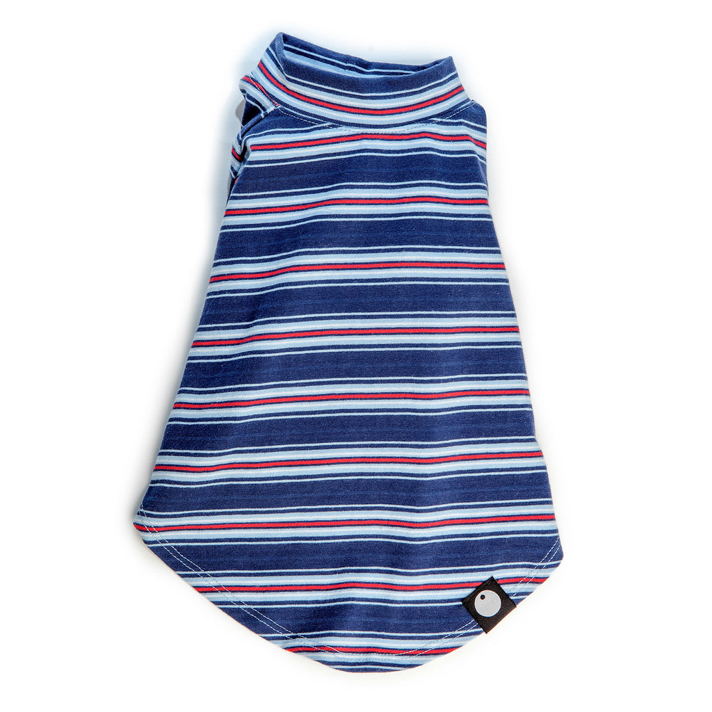 DOG & CO. | Perfect T in Vintage Blue & Red Stripe Apparel DOG & CO. COLLECTION   