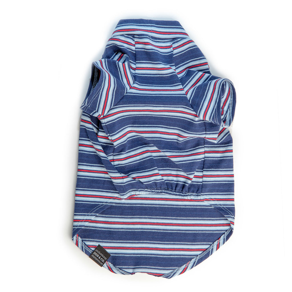 DOG & CO. | Perfect T in Vintage Blue & Red Stripe Apparel DOG & CO. COLLECTION   