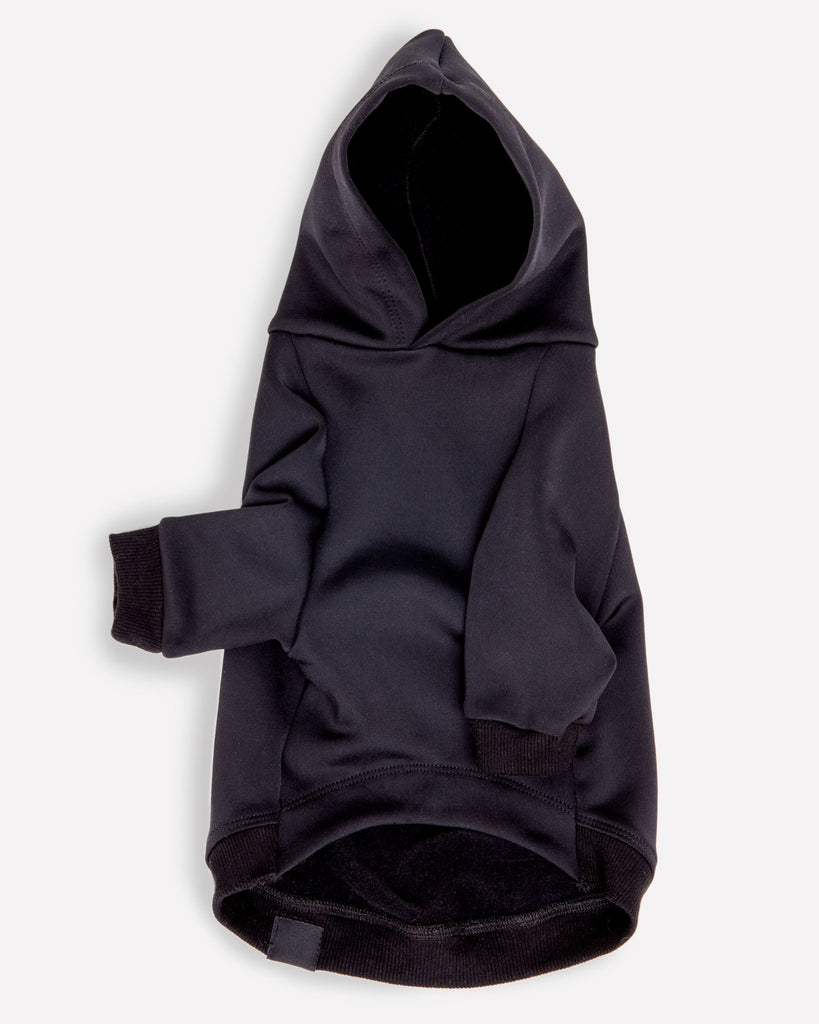 Water Resistant Dog Hoodie in Black Wear DOG & CO. COLLECTION   