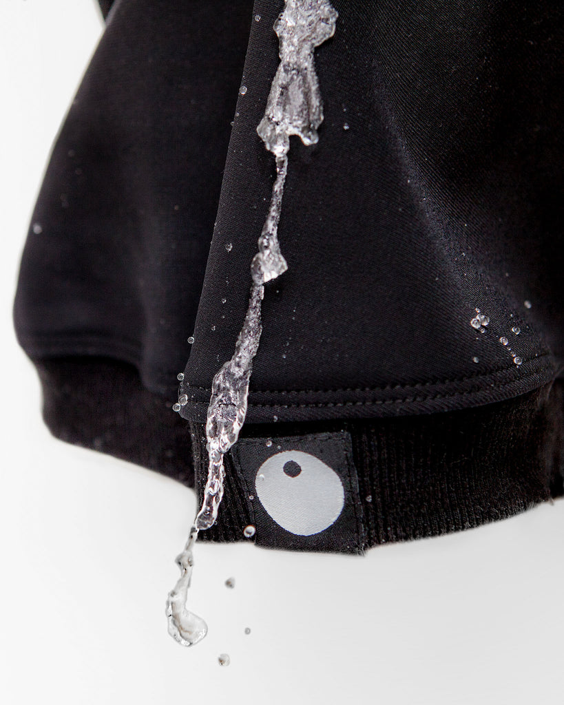 Water Resistant Dog Hoodie in Black Wear DOG & CO. COLLECTION   