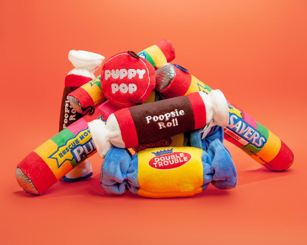 LULUBELLES | Puppy Pop Power Plush Toy in Cherry Play Lulubelles   