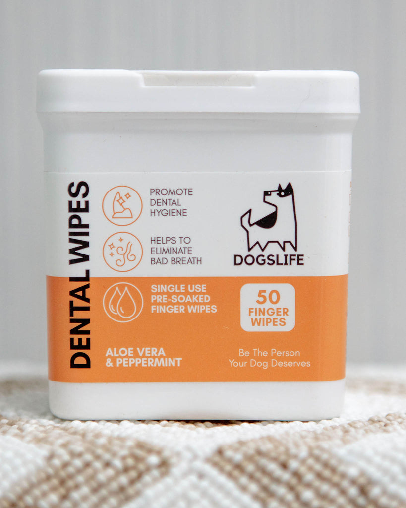 Dog Dental Cleaning Finger Wipes Dog Supplies DOGSLIFE   
