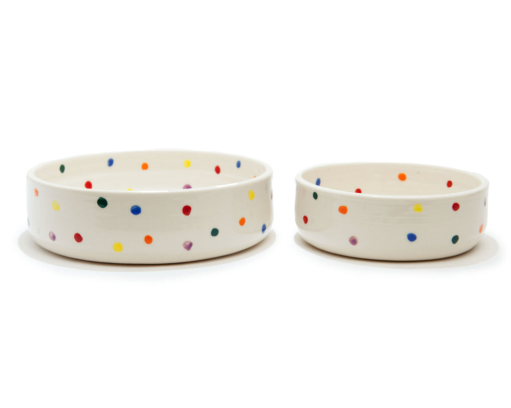 Colorful Dots Bowl (Dog & Co. Exclusive) EAT BTW CERAMICS   