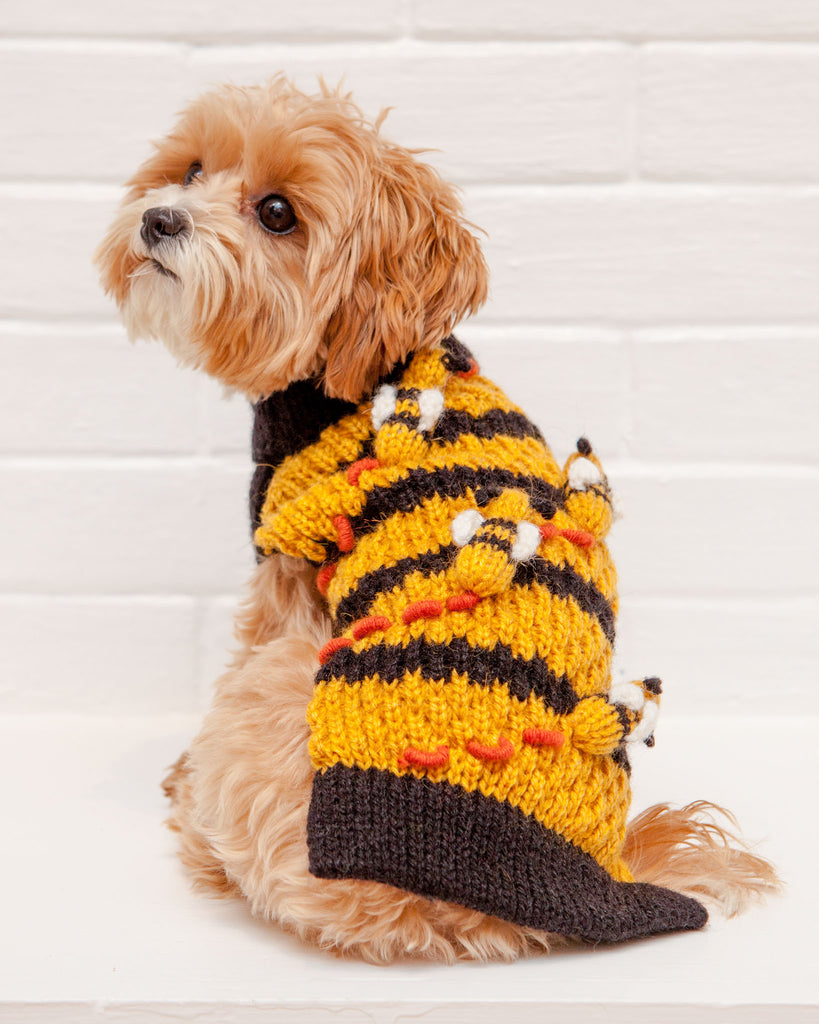 Buzz Off! Bumble Bee Hive Hand-Knit Sweater (FINAL SALE) Wear PERUVIAN KNITS   