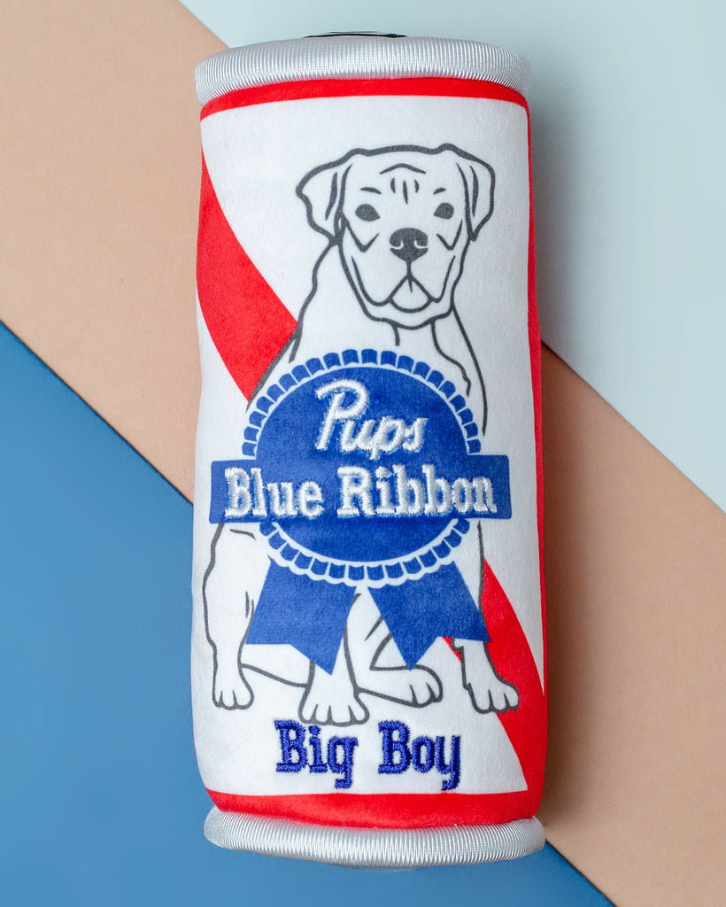 Pups Blue Ribbon Dog Crinkle Plush Toy Play Lulubelles   