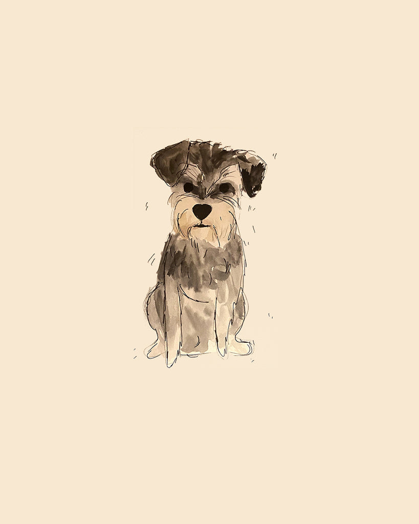 Custom Watercolor Pet Portrait (Email Copy Only) Drop Ship ANDREA CACERES   