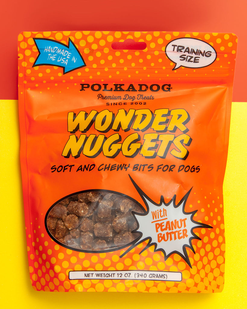 Wonder Nuggets Soft Peanut Butter Dog Treats Eat POLKA DOG BAKERY   