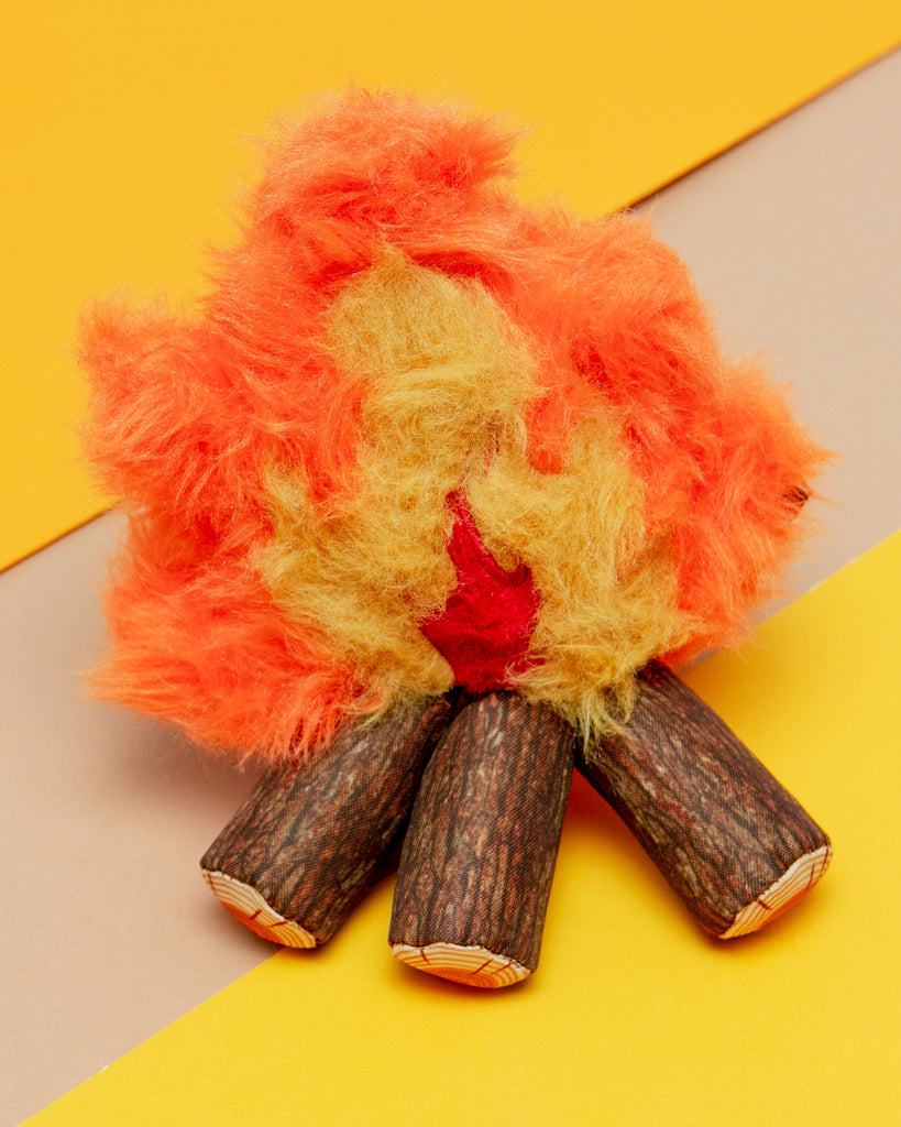 Cozy Campfire Squeaker Dog Toy << FINAL SALE >> Play P.L.A.Y.   