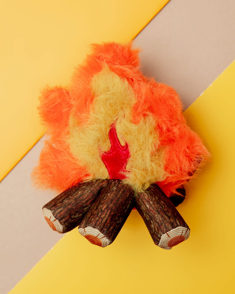 Cozy Campfire Squeaker Dog Toy << FINAL SALE >> Play P.L.A.Y.   