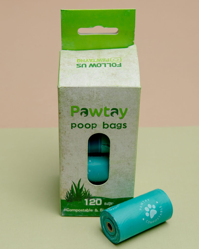 Biodegradable & Compostable Dog Poo Bags WALK PAWTAY   