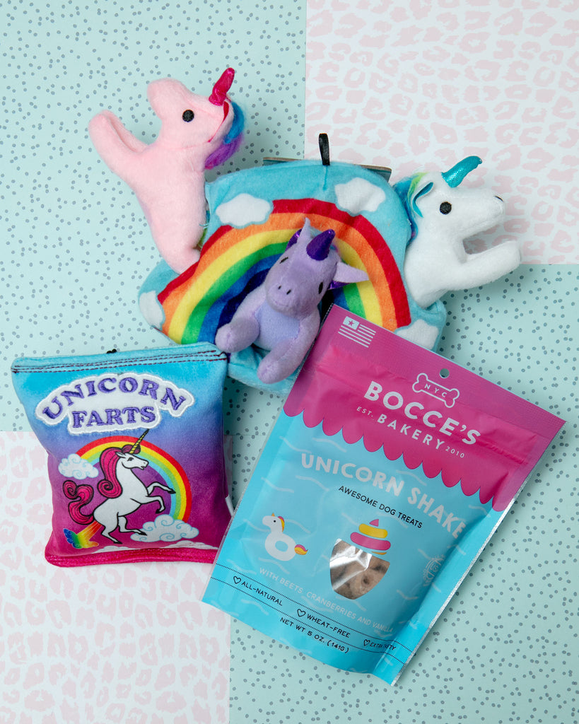 Unicorns are Magic! Dog Toy & Treat Bundle Play DOG & CO. BUNDLE   