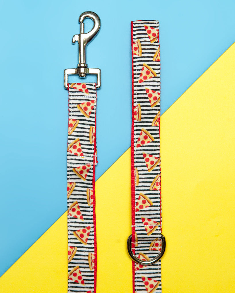 Pizza Print Print Dog Leash WALK DAPPER DEXTER   