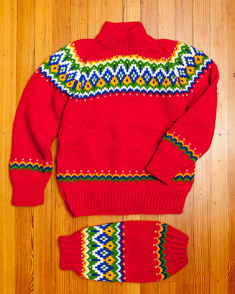Festive Fairisle Human Sweater << FINAL SALE >> Human CHILLY DOG   