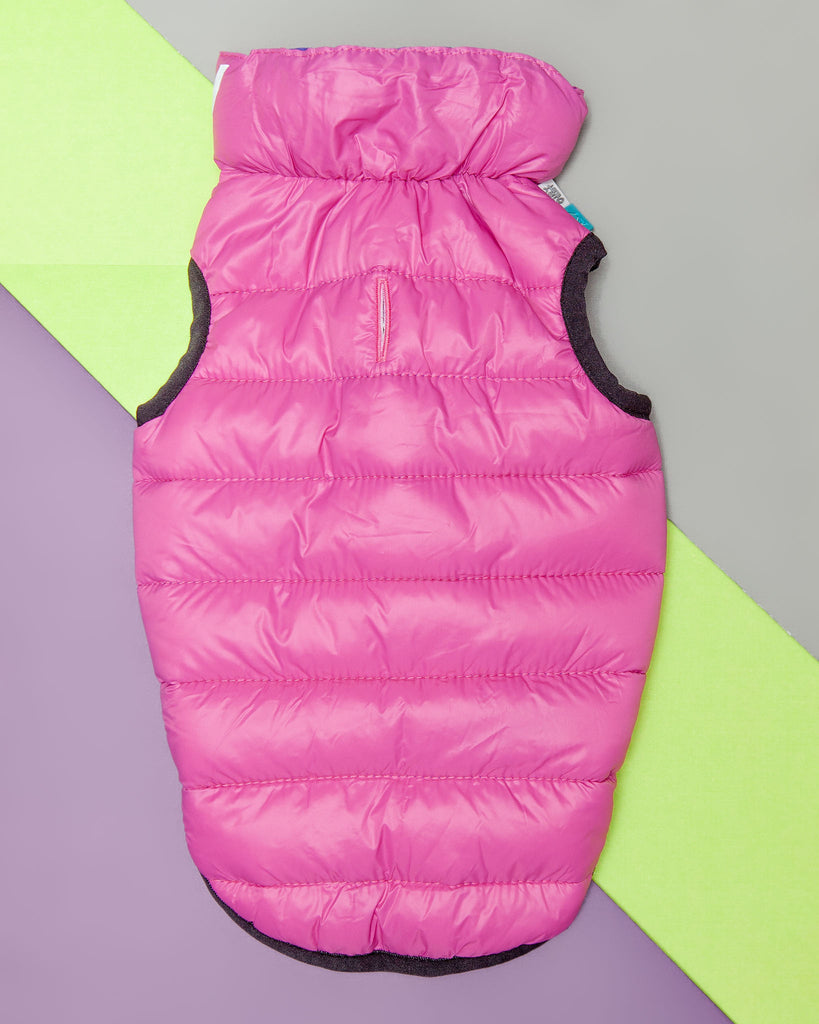 Reversible Puffer AiryVest in Pink and Purple << CLEARANCE >> Wear COLLAR BRAND   
