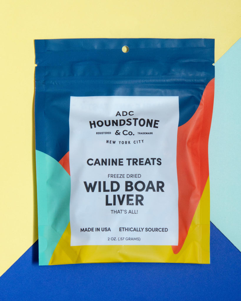 Freeze-Dried Wild Boar Liver Dog Treats (2oz) Eat ADC HOUNDSTONE & CO.   