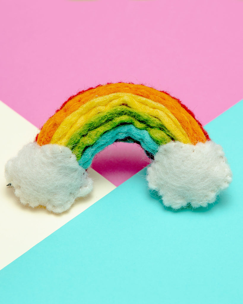 Rainbow Wool Cat Toy Play THE FOGGY DOG   