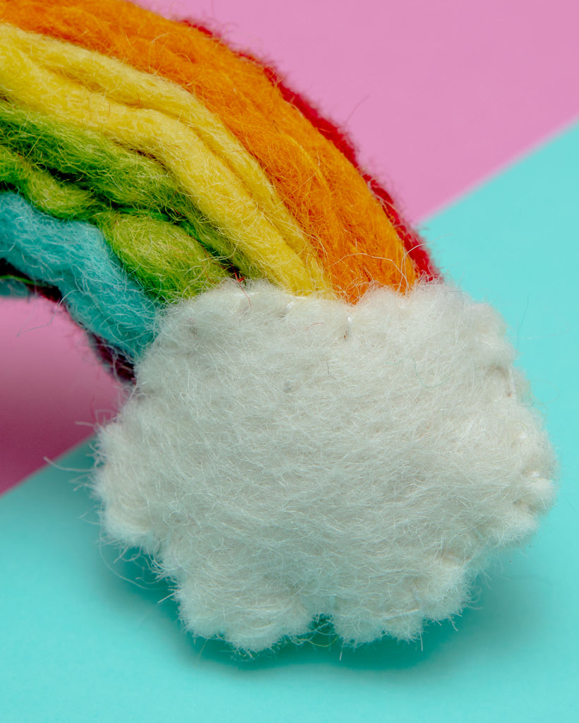 Rainbow Wool Cat Toy Play THE FOGGY DOG   