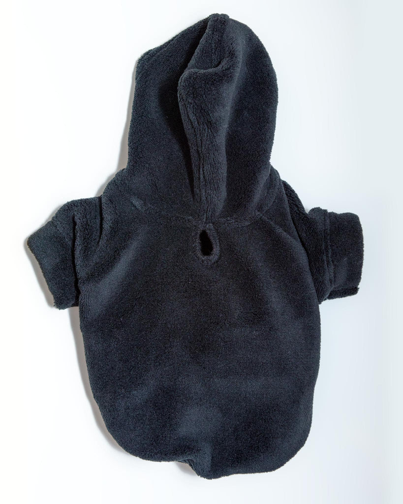 Plush Dog Hoodie in Black (Made in the USA) Wear PLUSH FOR LIFE   