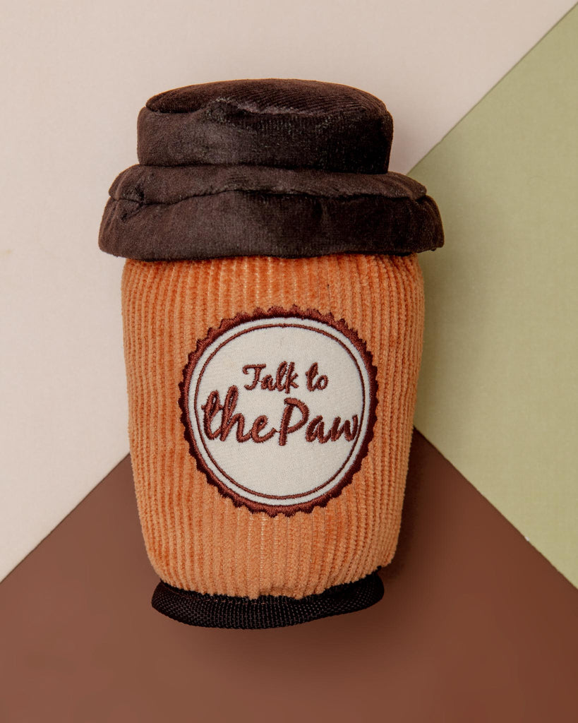 Pup Cup Café Detachable Squeaky Dog Toy (FINAL SALE) Play P.L.A.Y.   