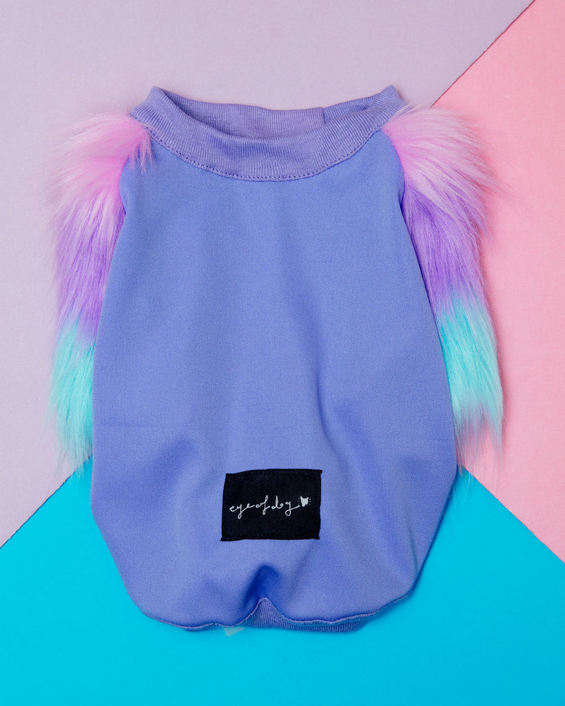 Bubblegum Faux-Fur Pullover Top << CLEARANCE >> Wear EYE OF DOG   