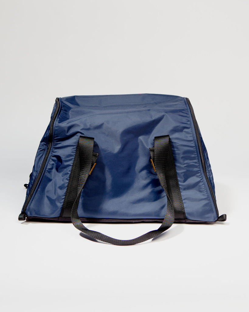 Cotton Ripstop Airline Carrier in Navy Nylon (DOG & CO. Exclusive - Made in the USA) Carry WAGWEAR   