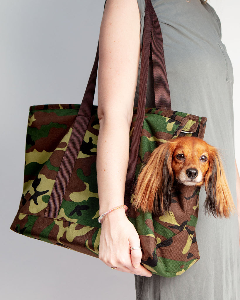 Cordura Zipper Tote in Camo (Made in the USA) (FINAL SALE) HOME WAGWEAR   