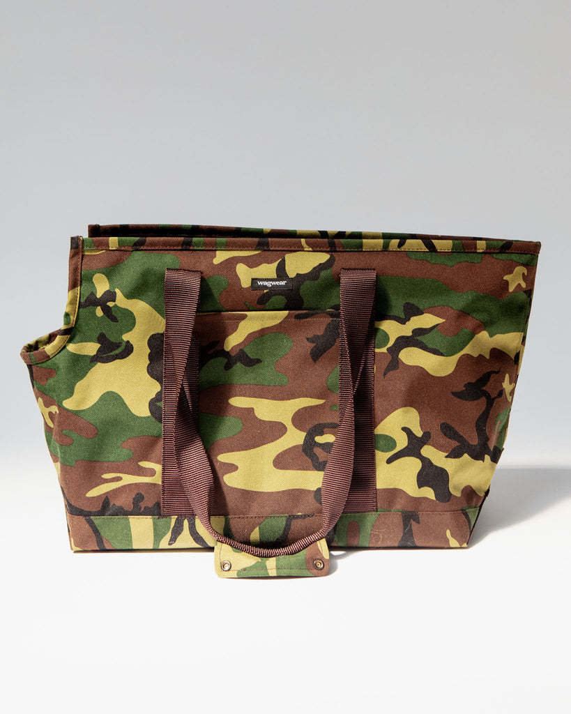 Cordura Zipper Tote in Camo (Made in the USA) (FINAL SALE) HOME WAGWEAR   