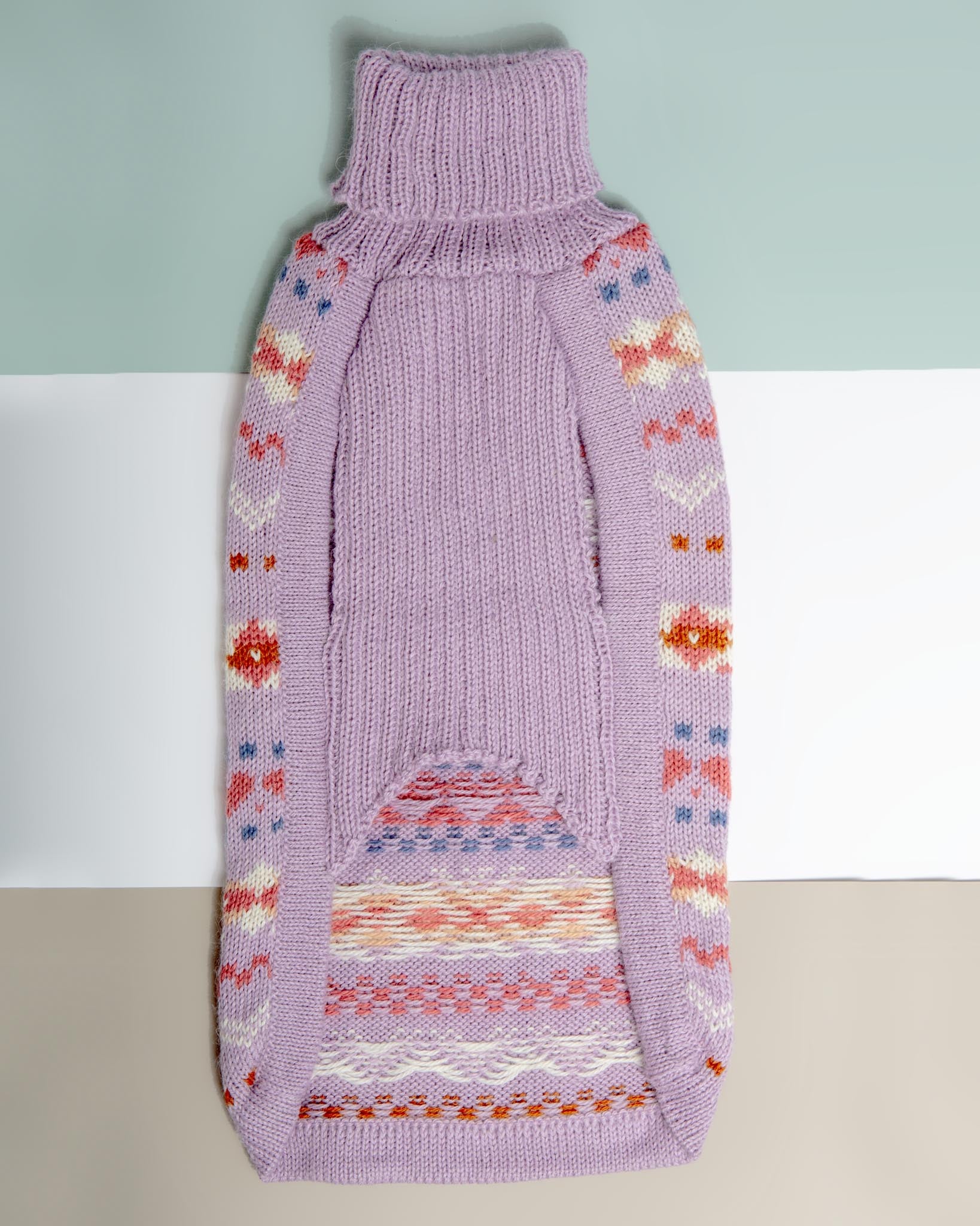 ALQO WASI | Lavender Sunrise Alpaca Blend Dog Sweater | DOG & CO.