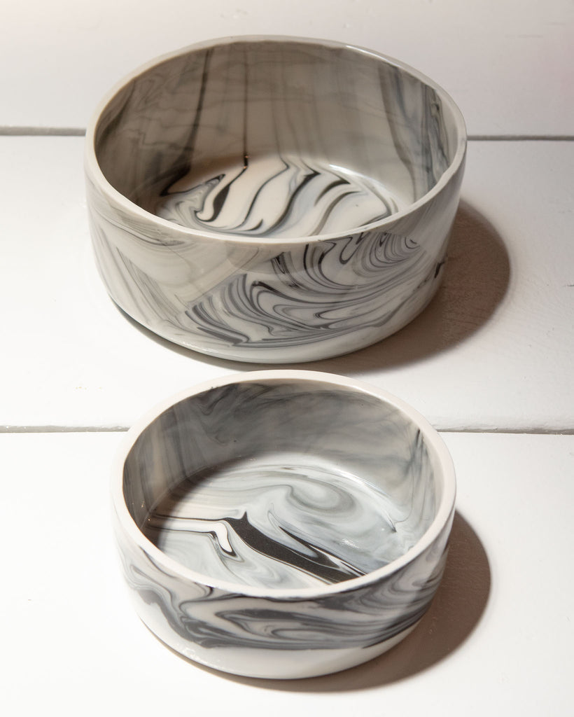 Handmade Ceramic Stormy Dog Bowl (Made in the USA) Eat REX DESIGN   