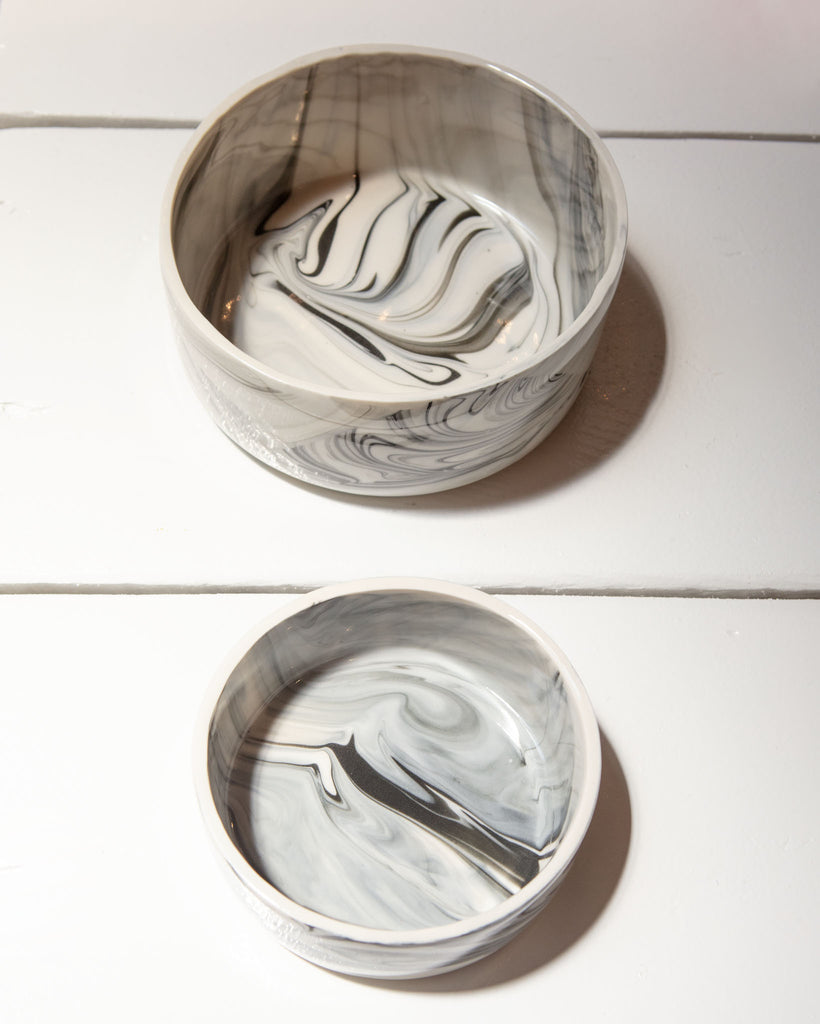 Handmade Ceramic Stormy Dog Bowl (Made in the USA) Eat REX DESIGN   