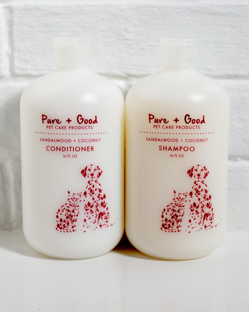 Sandalwood & Coconut Deep Cleansing Shampoo for Dogs & Cats HOME PURE + GOOD   