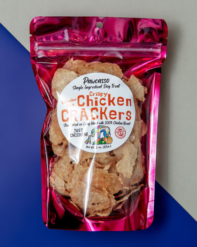 Chicken Crackers Dog Treat (Made in the USA) Eat PAWCASSO   