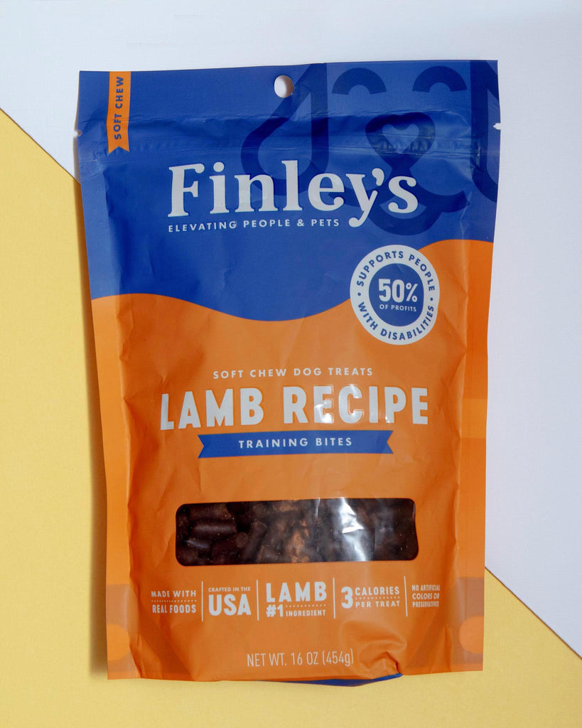 Lamb Recipe Soft Training Bites Dog Treats Eat FINLEY'S BARKERY   