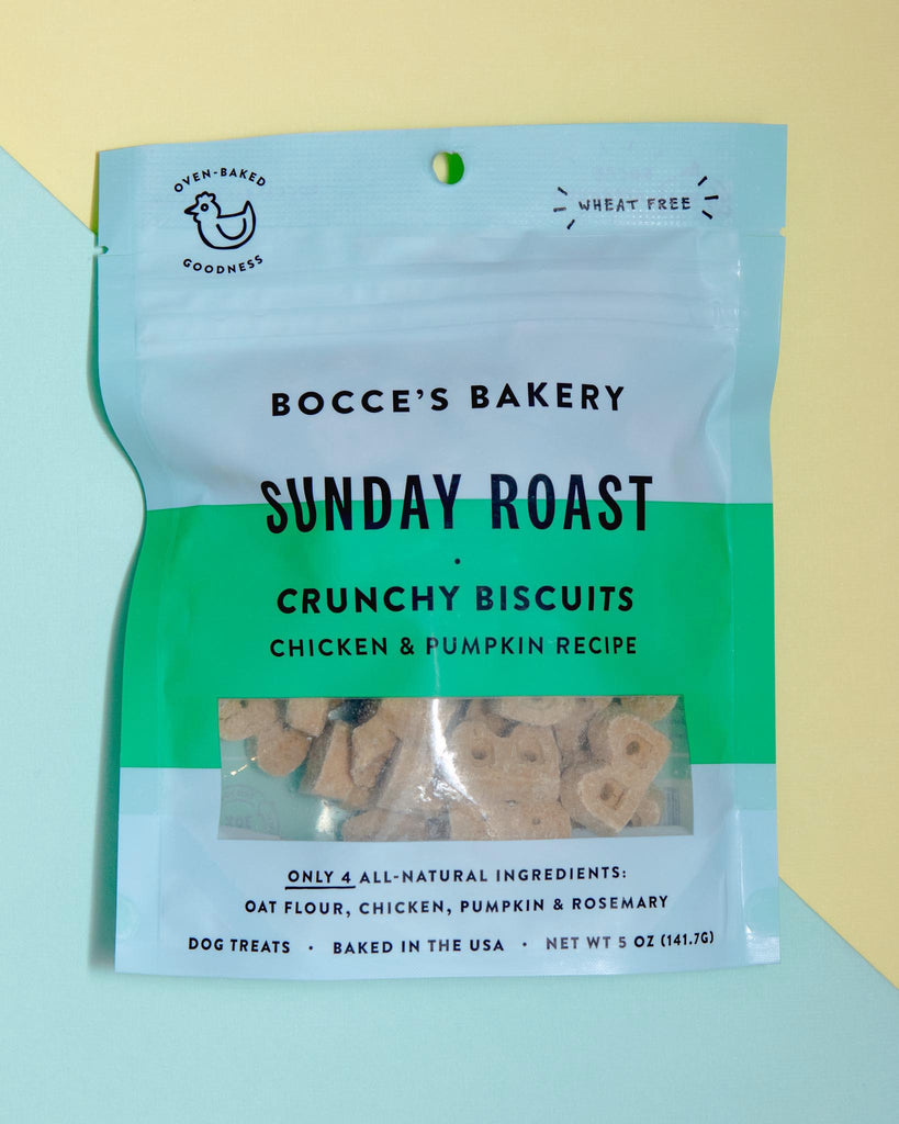 Sunday Roast Crunchy Dog Biscuits Eat BOCCE'S BAKERY   