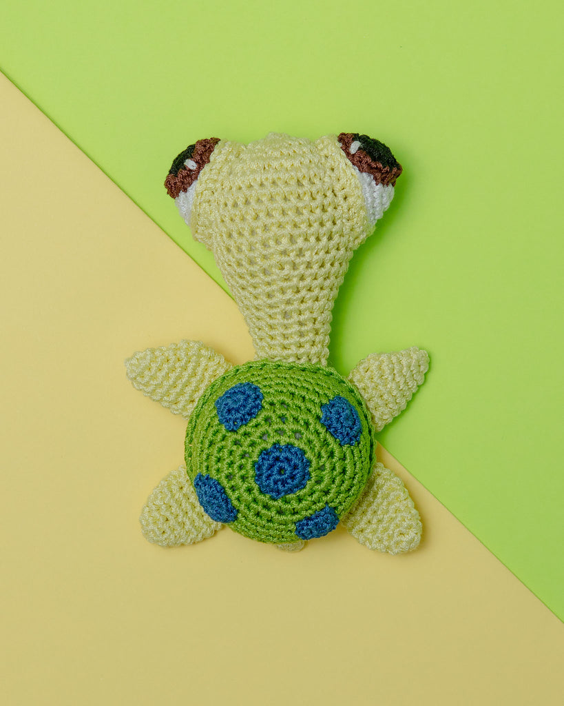 Sea Turtle Organic Knit Dog Toy Play KNIT KNACKS   
