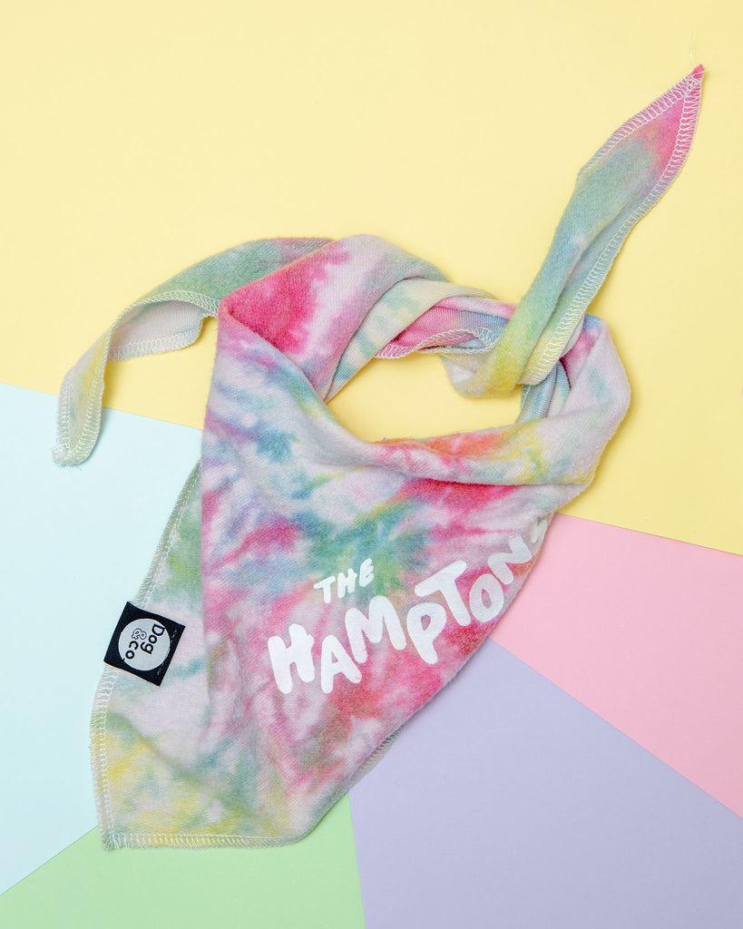 The Hamptons Tie-Dye Bandana<br>(Made in the USA) Wear DOG & CO.   