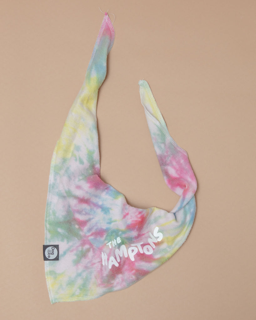 The Hamptons Tie-Dye Bandana<br>(Made in the USA) Wear DOG & CO.   