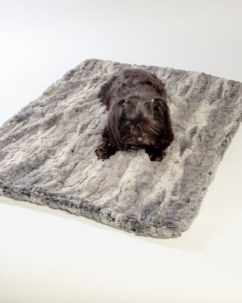 Luxe Granite Plush Dog Blanket (Made in the USA) HOME HELLO DOGGIE   